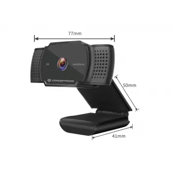 Conceptronic AMDIS 2K Super HD autofookusega veebikaamera koos mikrofoniga