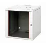 Seinale paigaldatav riiul Equip Pro Mount 19 inch kapp 12U 600x600 mm RAL7035 hall