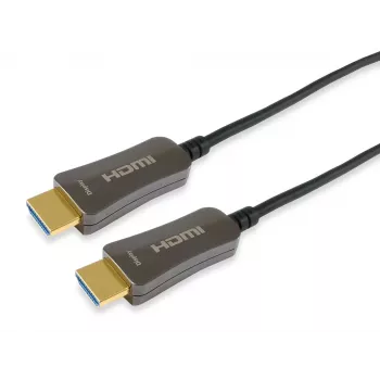Equip HDMI 2.0 aktiivne optiline kaabel, M/M, 70m, 70 m, HDMI Type A (Standard), HDMI Type A (Standard), 3D, 18 Gbit/s, Must