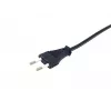 Equip kvaliteetne toitejuhe, C7 kuni 2-kontaktiline Euro, 3,0 m, 3 m, 2-kontaktiline, C7 pistikupesa, H03VVH2-F, 250 V, 2,5 A