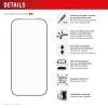Ekraanikaitse e.v.i. Displex iPhone 17 Pro Premium koos Mount Masteriga — kriimustuskindel, läbipaistev/must