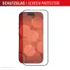 Ekraanikaitse e.v.i. Displex iPhone 17 Pro Premium koos Mount Masteriga — kriimustuskindel, läbipaistev/must