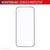 Ekraanikaitse e.v.i. Displex iPhone 17 Pro Premium koos Mount Masteriga — kriimustuskindel, läbipaistev/must