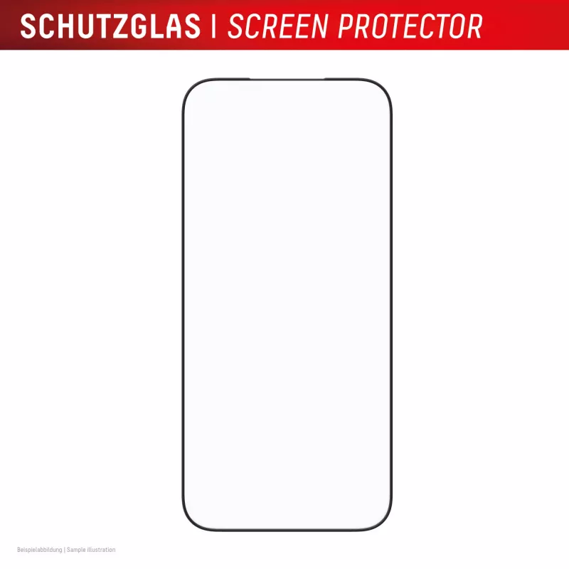Ekraanikaitse e.v.i. Displex Premium iPhone 17 Pro Max jaoks koos Mount Masteriga (kriimustus- ja mustusekindel, läbipaistev/must)