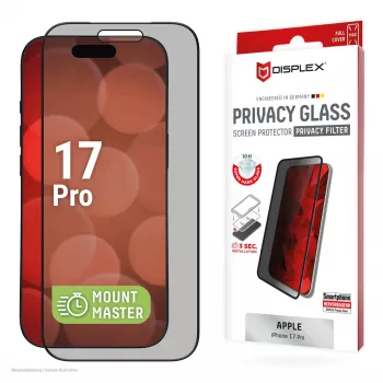 Displex privaatsusekraanikaitse (10H) Apple iPhone 17 Pro jaoks, privaatsusfilter