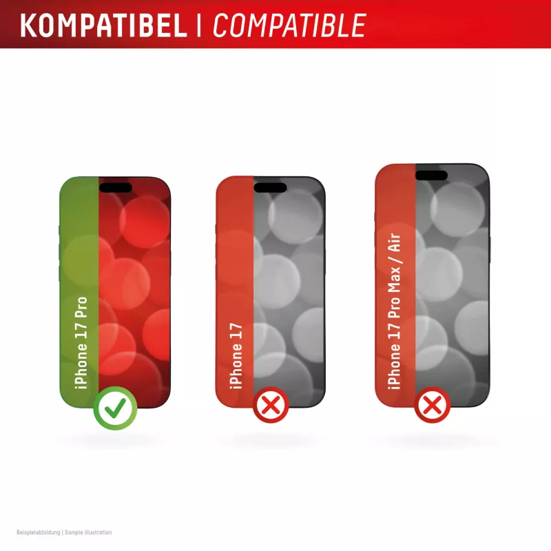 Displex privaatsusekraanikaitse (10H) Apple iPhone 17 Pro jaoks, privaatsusfilter