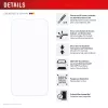 Ekraanikaitse ja ümbris e.v.i. Displex Apple iPhone 16e/17e jaoks, karastatud klaas, läbipaistev, kriimustuskindel