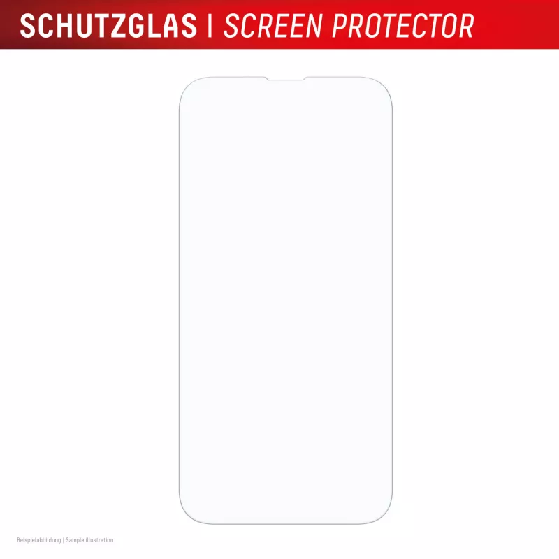 Tempered Glass Screen Protector e.v.i. Displex (10H) for Apple iPhone 16e/17e — kriimustus-, mustuse- ja löögikindel, läbipaistev