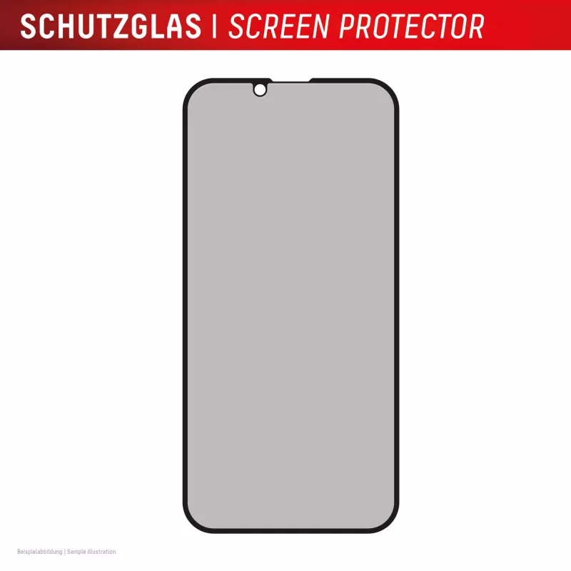 Privaatsuskaitsega karastatud klaasist ekraanikaitse e.v.i. Displex (10H) Apple iPhone 16e/17e jaoks, privaatsusfiltriga, põrutus- ja kriimustuskindel