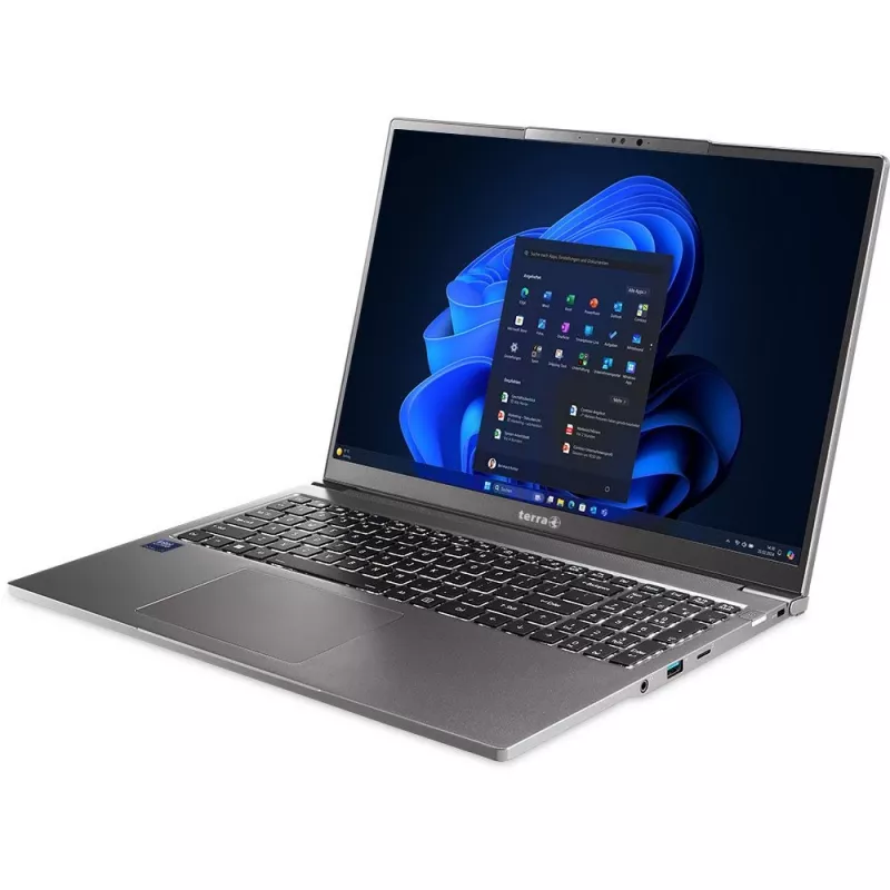 TERRA MOBILE 1671 Intel Core Ultra 5 125U sülearvuti 40,6 cm (16-tolline) WQXGA 16 GB DDR5-SDRAM 500 GB SSD Wi-Fi 6E (802.11ax) Windows 11 Pro hall