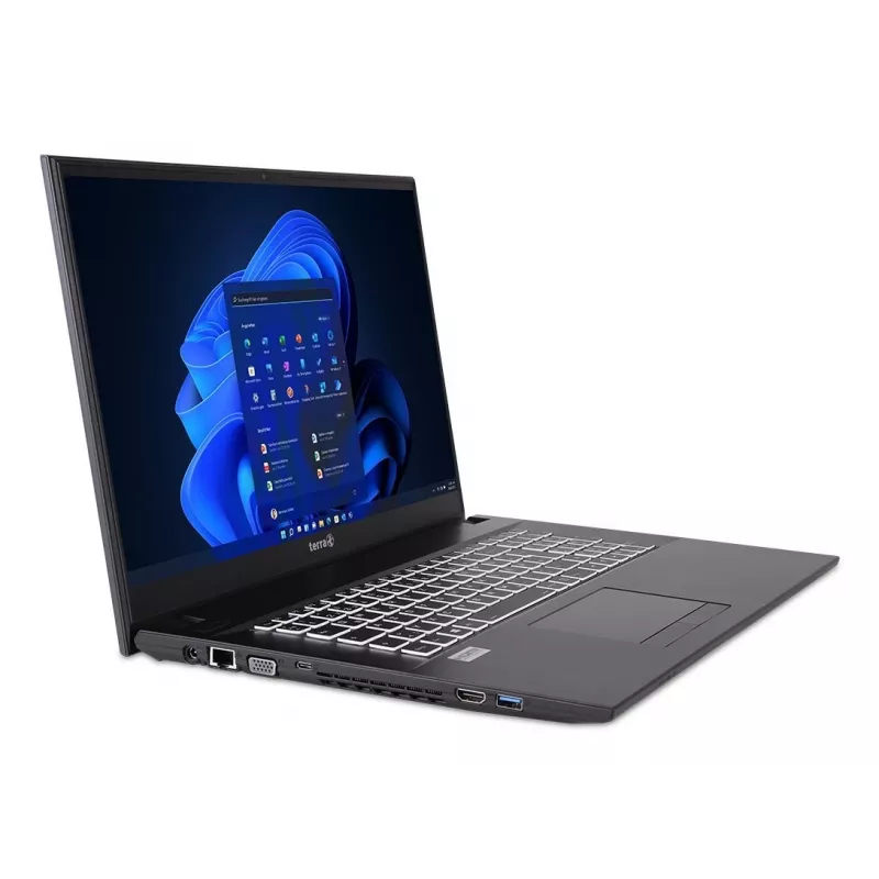 TERRA 1716R Intel® Core™ i3 i3-1315U sülearvuti 43.9 cm (17.3 tolli) Full HD 8 GB DDR4-SDRAM 500 GB SSD Wi-Fi 6 (802.11ax) Windows 11 Home Hall