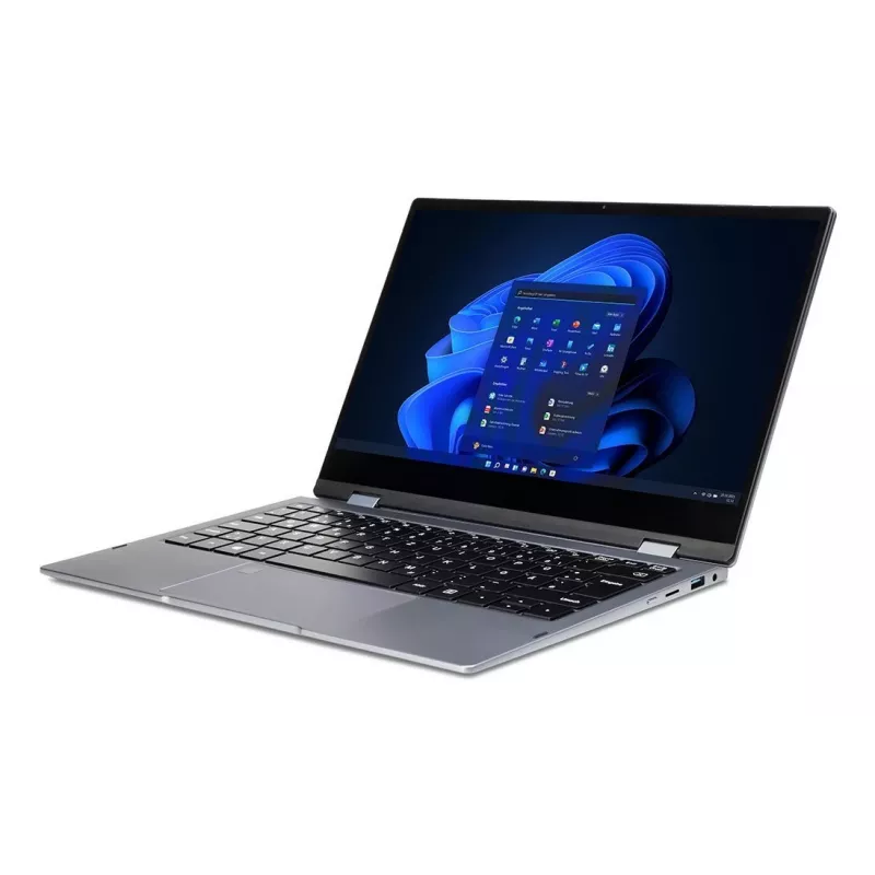 TERRA Mobile 360-13R Intel® Core™ i5 i5-1334U sülearvuti 33,8 cm (13,3-tolline) puuteekraan Full HD 16 GB DDR4-SDRAM 512 GB SSD Wi-Fi 6 (802.11ax) Windows 11 Pro saksa antratsiit