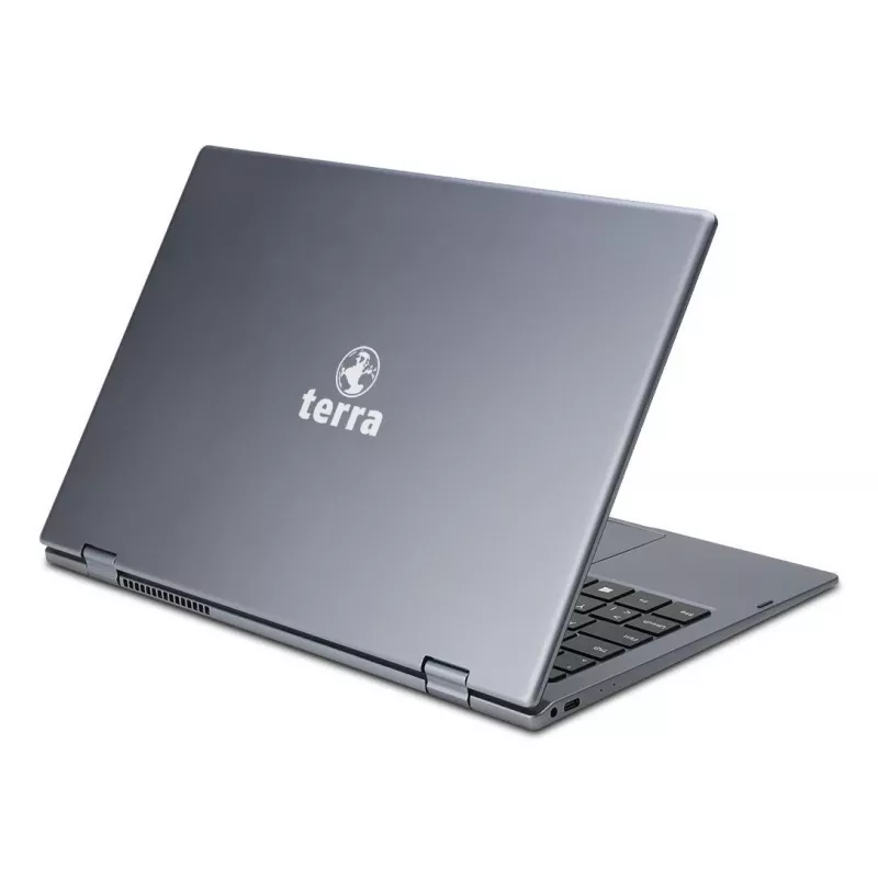 TERRA Mobile 360-13R Intel® Core™ i5 i5-1334U sülearvuti 33,8 cm (13,3-tolline) puuteekraan Full HD 16 GB DDR4-SDRAM 512 GB SSD Wi-Fi 6 (802.11ax) Windows 11 Pro saksa antratsiit