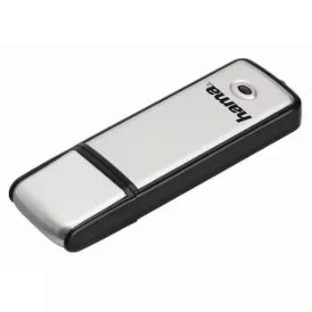 Hama Fancy USB-mälupulk 128 GB USB Type-A 2.0 Must, Hõbedane