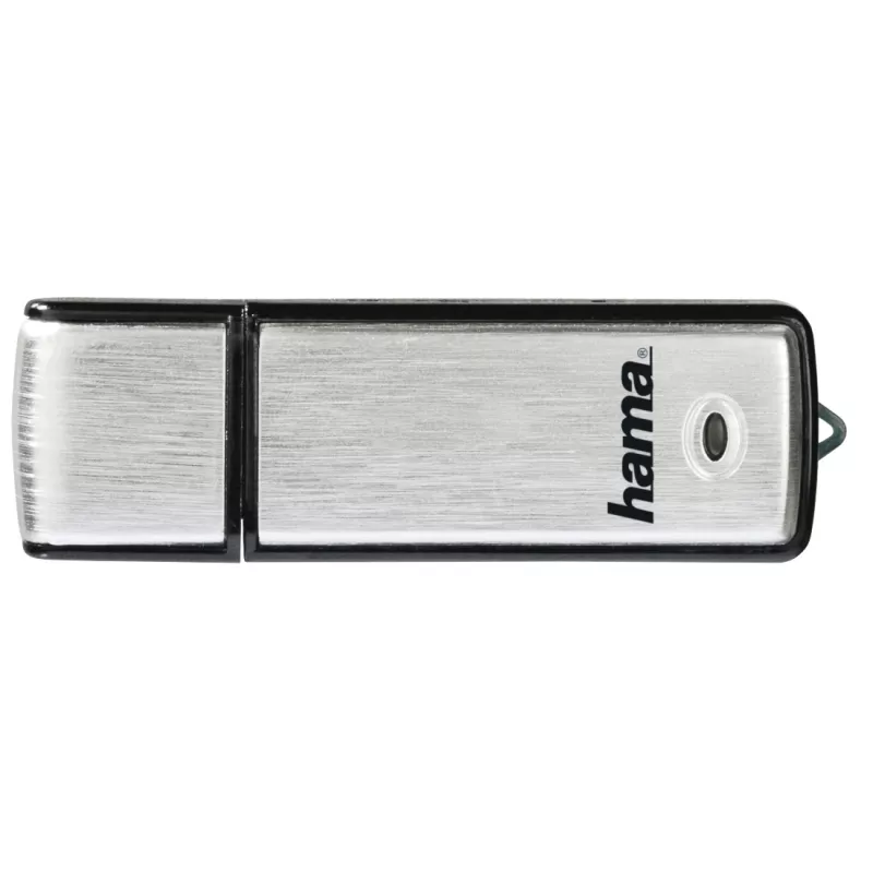 Hama Fancy USB-mälupulk 128 GB USB Type-A 2.0 Must, Hõbedane