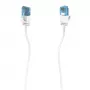Hama Flexi-õhuke võrgukaabel Valge 0.75 m Cat6a U/UTP (UTP)