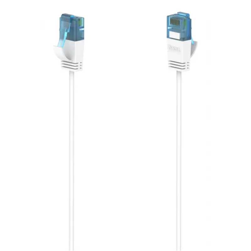 Hama Flexi-õhuke võrgukaabel Valge 0.75 m Cat6a U/UTP (UTP)