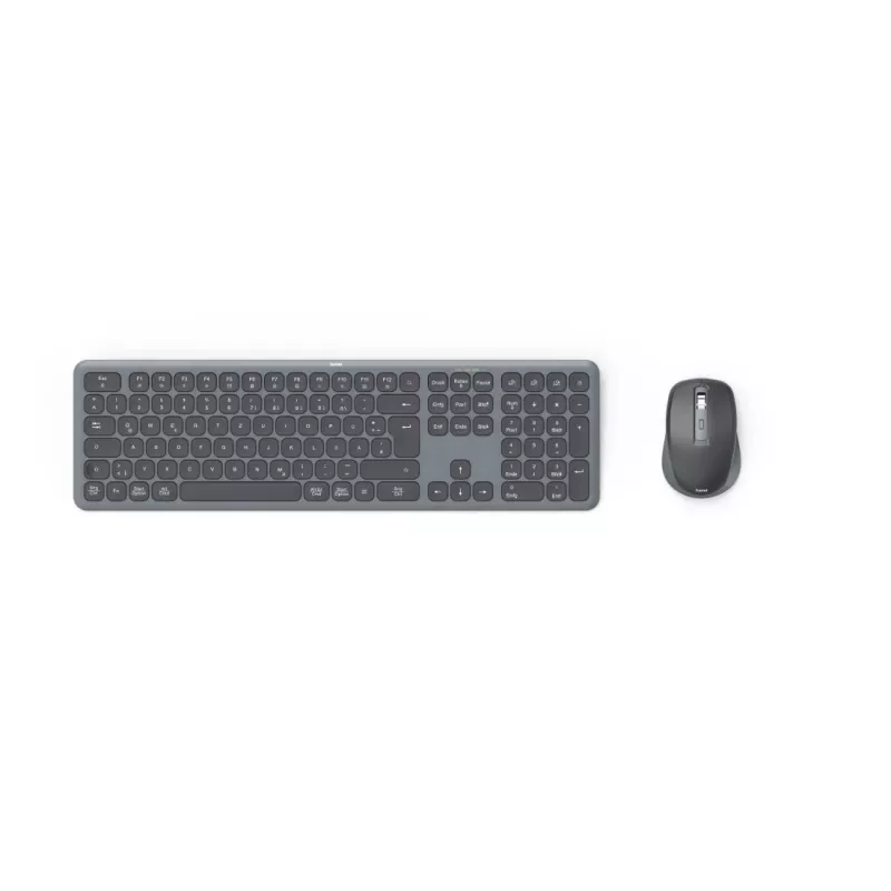 Hama WKM-550 klaviatuur koos hiirega Kodu/Kontor RF-juhtmevaba + Bluetooth QWERTZ Saksa Must