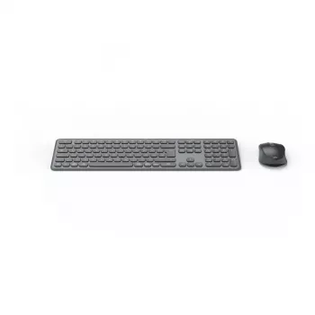 Hama WKM-550 klaviatuur koos hiirega Kodu/Kontor RF-juhtmevaba + Bluetooth QWERTZ Saksa Must