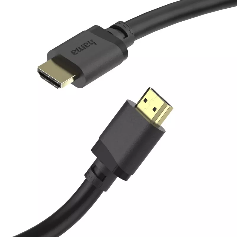 Hama 00202027 HDMI-kaabel 1 m HDMI Type A (Standard) Must