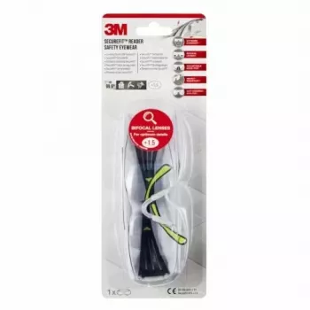 3M SF415C1 kaitseprillid Polükarbonaat (PC) Must, Kollane