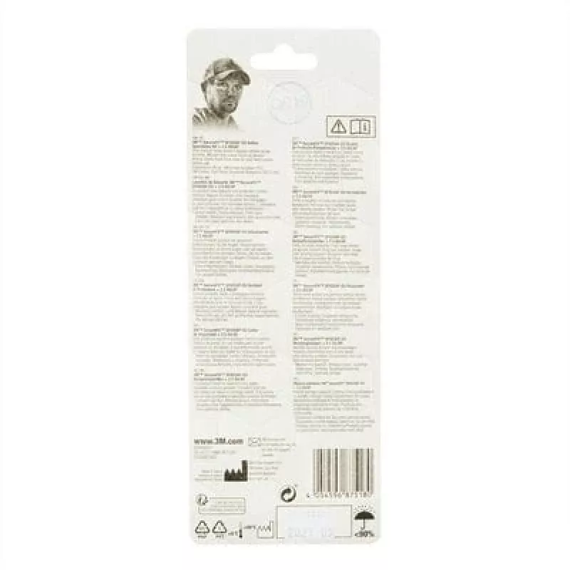 3M SF425C1 Kaitseprillid Plastik Must, Roheline