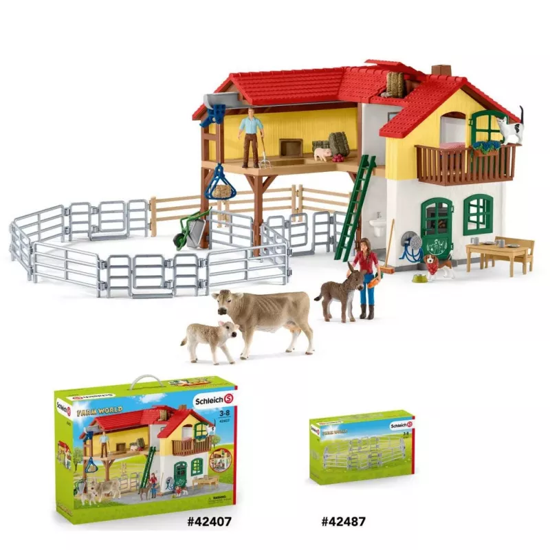 schleich Karjatara, Mänguasjakujude tara, 3 a, Hõbedane
