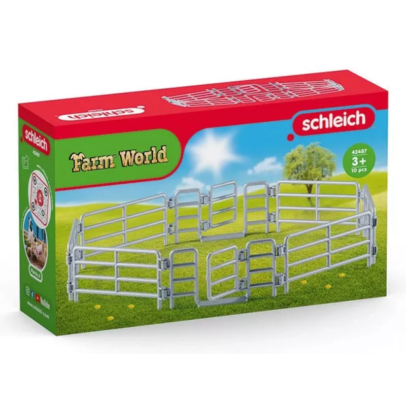 schleich Karjatara, Mänguasjakujude tara, 3 a, Hõbedane