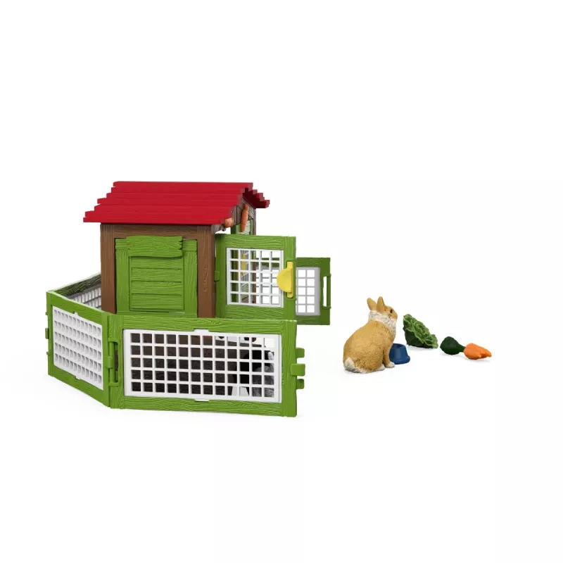 schleich FARM WORLD Küülikupuur, Loom, Talu, Talu loomad / talumänguasjad, 3 a, Mitmevärviline