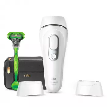 Braun Silk-expert Pro Silk·expert Pro 5 PL5145 intensiivne impulssvalgus (IPL) hõbedane, valge