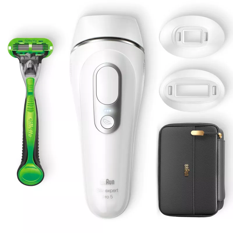Braun Silk-expert Pro Silk·expert Pro 5 PL5145 intensiivne impulssvalgus (IPL) hõbedane, valge