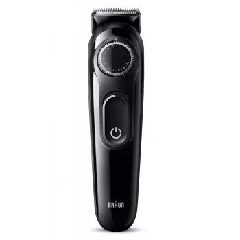 Braun BeardTrimmer 3 Beard Trm 3 BT3400, pestav, aku, must