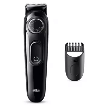 Braun BeardTrimmer 3 Beard Trm 3 BT3400, pestav, aku, must