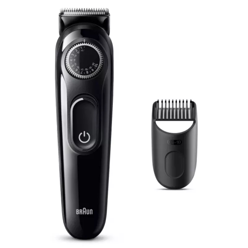 Braun BeardTrimmer 3 Beard Trm 3 BT3400, pestav, aku, must