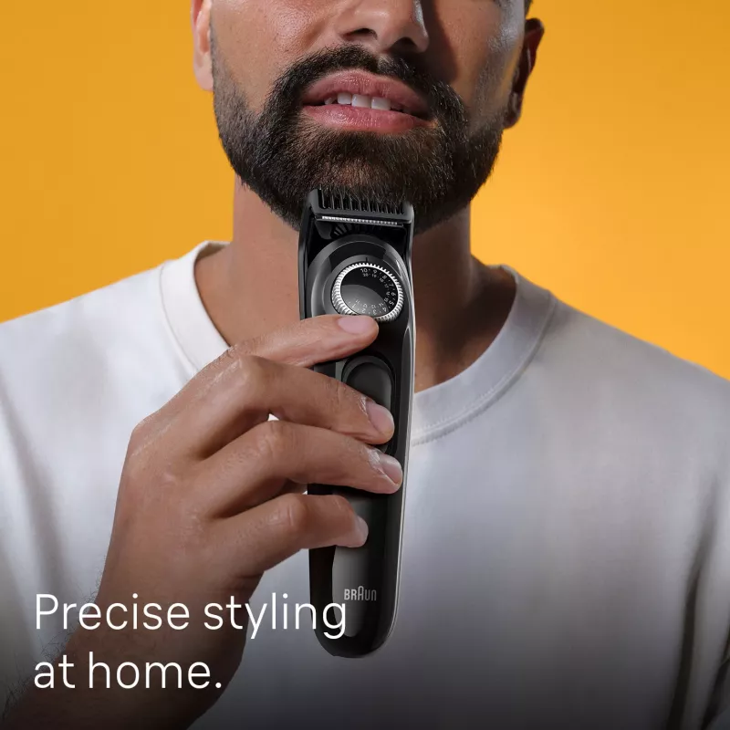 Braun BeardTrimmer 3 Beard Trm 3 BT3400, pestav, aku, must