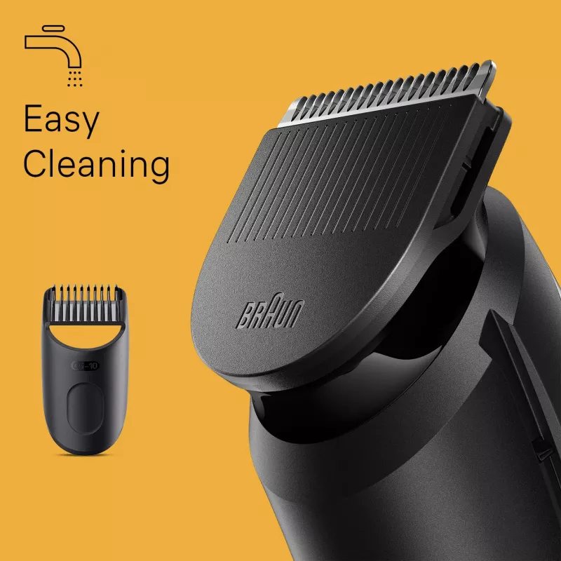 Braun BeardTrimmer 3 Beard Trm 3 BT3400, pestav, aku, must