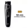 Braun BeardTrimmer 3 Beard Trm 3 BT3400, pestav, aku, must
