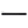 ATEN Basic Metered 1U PDU liigpingekaitsega, põhiline, mõõdetav, 1U, must, LCD, 18 vahelduvvoolu pistikupesa, C13 ühenduspesa