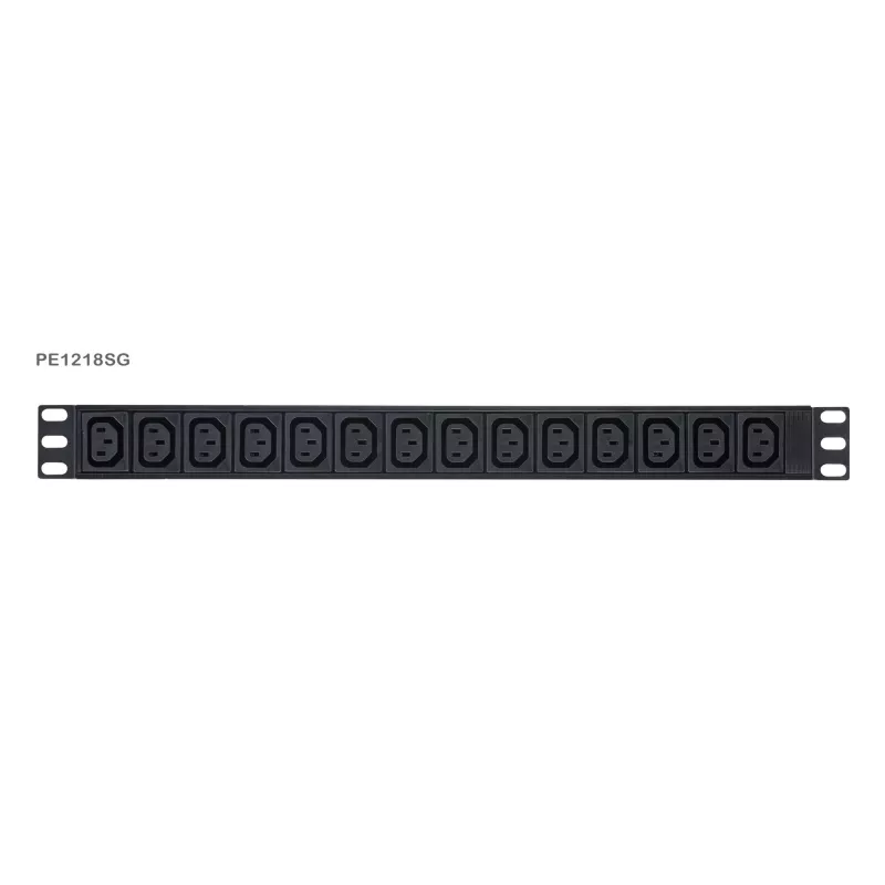 ATEN Basic Metered 1U PDU liigpingekaitsega, põhiline, mõõdetav, 1U, must, LCD, 18 vahelduvvoolu pistikupesa, C13 ühenduspesa