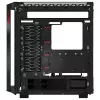 XPG BATTLECRUISER II ST Mid-Tower Must, Midi Tower, PC, Must, ATX, EATX, micro ATX, Mini-ITX, roostevaba teras, Mängimine