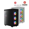 XPG BATTLECRUISER II ST Mid-Tower Must, Midi Tower, PC, Must, ATX, EATX, micro ATX, Mini-ITX, roostevaba teras, Mängimine