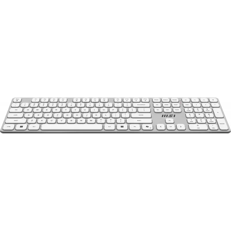 MSI FORGE K210 W COMBO Valge US klaviatuur, hiir kaasas, Kodukontor, USB, QWERTY, US inglise