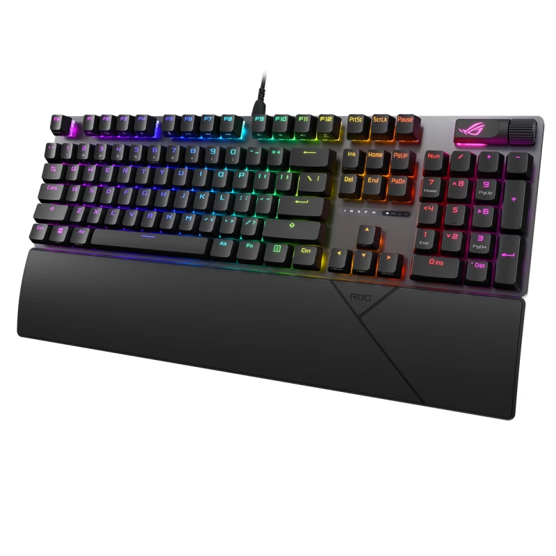 Klaviatuur ASUS ROG Strix Scope II mänguritele RF juhtmevaba USB must 96%