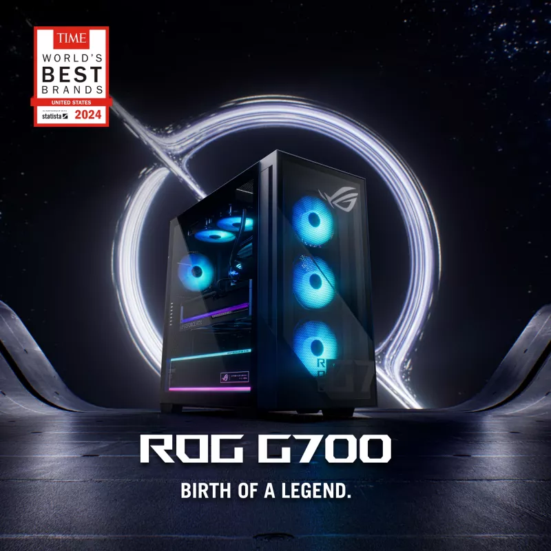 ASUS ROG G700 GM700TZ-R8400F004WS AMD Ryzen™ 5 8400F 32 GB DDR5-SDRAM 1 TB SSD NVIDIA GeForce RTX 5060 Ti Windows 11 Home tornarvuti Must