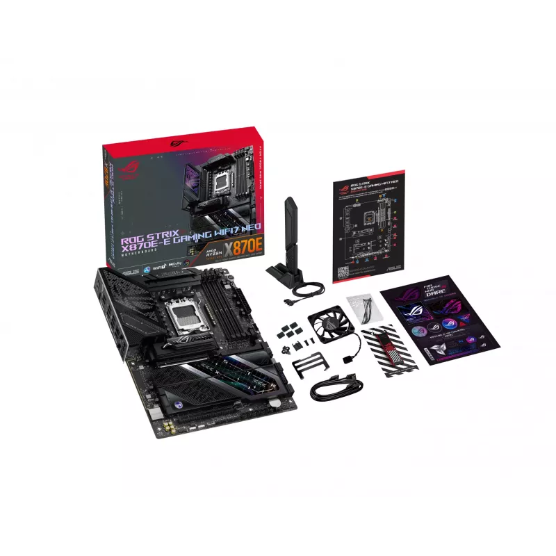 Emaplaat ASUS ROG STRIX X870E-E GAMING WIFI7 NEO — AM5, X870E kiibistik, PCIe tugi, Wi‑Fi 7