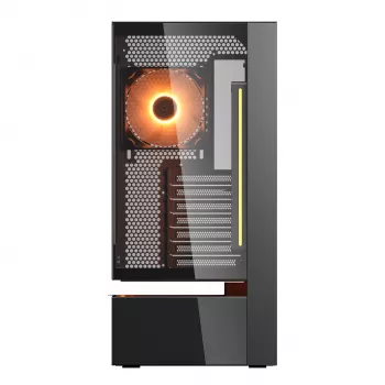 Cougar CFV235 Vision Midi Tower arvutikorpus, ARGB, 9,16-tolline LCD (1920×462), karastatud klaas, must
