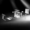 Cougar CFV235 Vision Midi Tower arvutikorpus, ARGB, 9,16-tolline LCD (1920×462), karastatud klaas, must