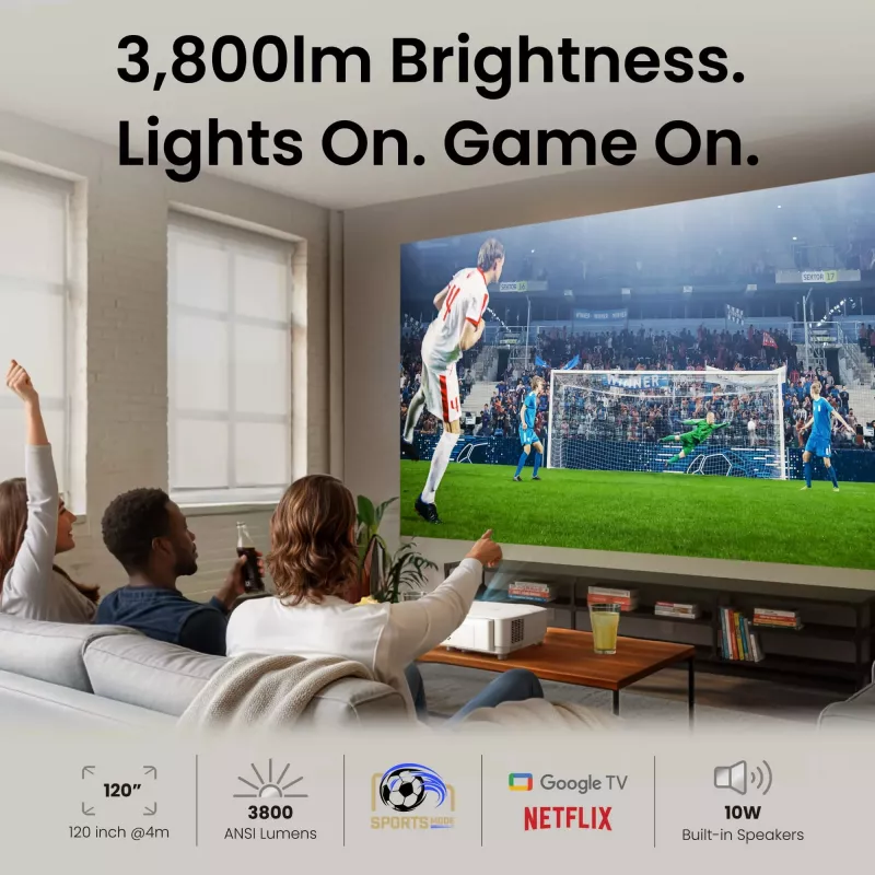 BenQ TH575i Standard throw projector 3800 ANSI lumens DLP 1080p (1920x1080) 3D Valge
