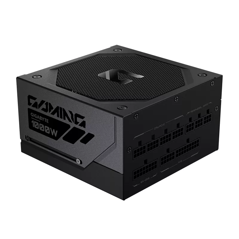GIGABYTE GAMING 1000GM PG5 toiteplokk - PCIe 5.1, 80 PLUS Gold, täielikult modulaarne disain, 135 mm ventilaator, ATX 3.1 ühilduv, EL-pistik