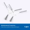 TP-Link Tapo RVA100 robot-tolmuimeja lisatarvikute komplekt — 2 pestavat HEPA-filtrit, peahari, 2 külgharja (must/valge)